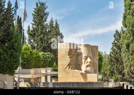 Statue von Erzbischof Makarios III in Paphos, Zypern Stockfoto