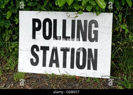 Warminster, Wiltshire, UK. 23. Juni 2016.EU Referendum Wahllokal in Warminster, Wiltshire, Vereinigtes Königreich Credit: Andrew Harker/Alamy Live-Nachrichten Stockfoto