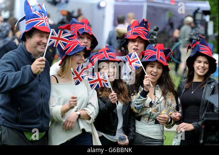 Austritt-Feier am EU-Referendum Ergebnis Tag in London. Stockfoto