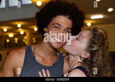 Cap d'Agde, Frankreich. 23. Juni 2016. Grace de Capitani, Bryan Tresor besuchen Sie den Herault of Cinema & TV in Agde, Frankreich Stockfoto