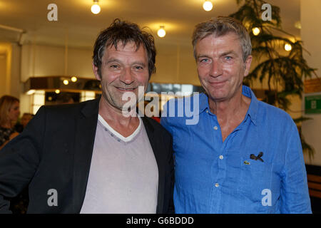 Cap of Agde, 24. Juni 2016. Philippe Caroit und Patrick Catalifo nehmen am Herault of Cinema & TV in Cap of Agde, Frankreich, Teil Stockfoto