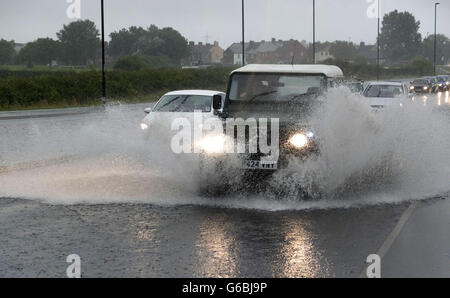 Sommerwetter Aug 5 Stockfoto