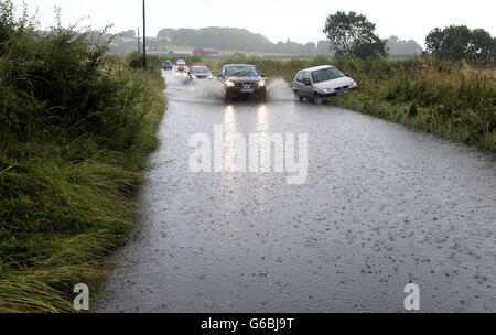 Sommerwetter Aug 5 Stockfoto