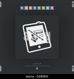 Kreditkarte abgelehnt Stock Vektor