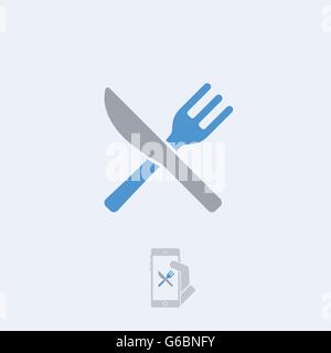 Restaurant-Symbol Stock Vektor