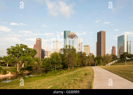 Hoston Downtown Skyline Stockfoto