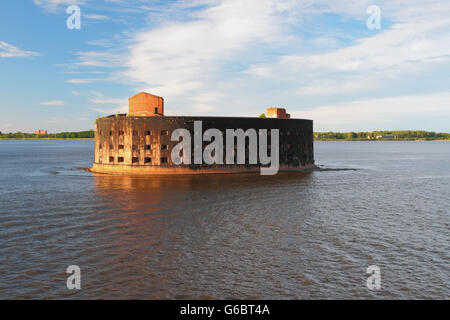 Fort "Alexander ich" ("Pest"), Kronstadt. St. Petersburg, Russland, 06.08.2016 Stockfoto