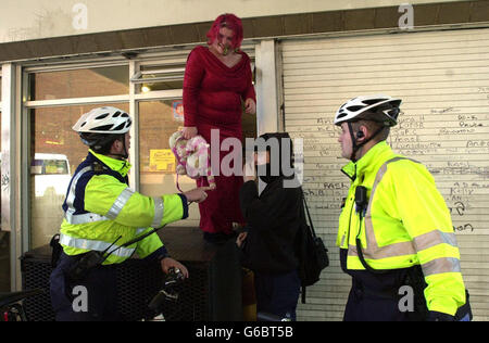 Maifeiertag Protest - Dublin Stockfoto