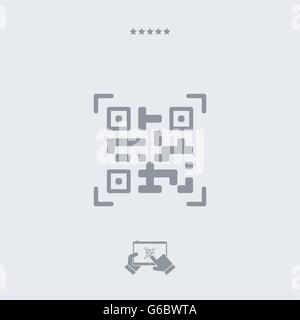 QR Code Symbol, QR-Code-Vektor, QR Codesymbol, QR-Code-Design, QR-Code-app, QR Code Illustration, QR-Code JPG, QR Code Bild, Q Stock Vektor