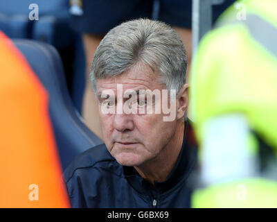 Fußball - Barclays Premier League - Manchester City / Newcastle United - Etihad Stadium. Brian Kidd, Assistant Manager von Manchester City Stockfoto