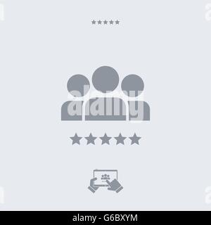 Am besten Sie Symbol "Team", Top-Team-Vektor, hervorragendes Team Symbol, Sterne Teamdesign, Dream Team app, Champion-Team Illustration, Gewinner Tee Stock Vektor