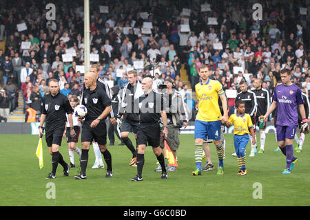 Fußball - Barclays Premier League - Fulham V Arsenal - Craven Cottage Stockfoto