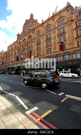 Harrods - Lager Stockfoto