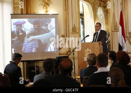 Unruhen in Ägypten Stockfoto