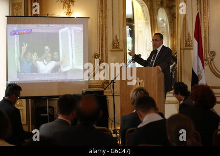 Unruhen in Ägypten Stockfoto