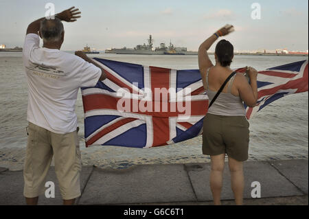 Gibraltar-Spannungen Stockfoto