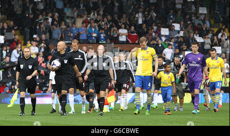 Fußball - Barclays Premier League - Fulham V Arsenal - Craven Cottage Stockfoto