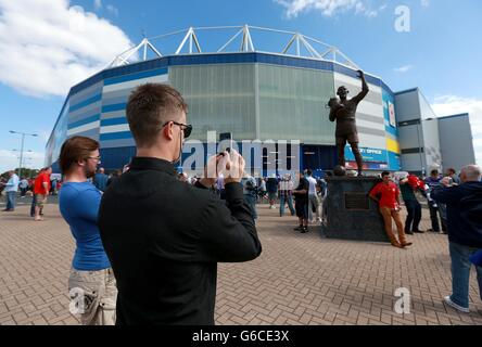 Fußball - Barclays Premier League - Cardiff City V Everton - Cardiff City Stadium Stockfoto