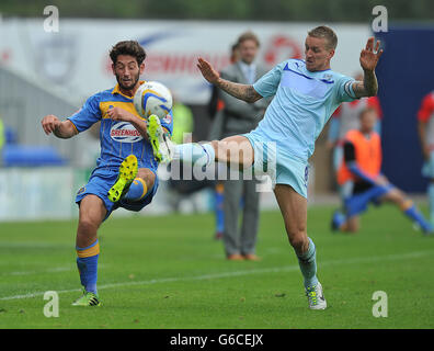 Fußball - Himmel Bet Football League One - Shrewsbury Town V Coventry - indication Wiese Stockfoto