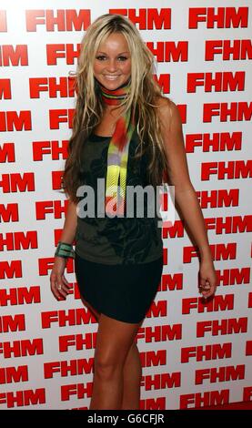 Jennifer Ellison kommt zur FHM 100 Sexiest Women Party, die im U-Bahnhof Aldwych im Zentrum von London stattfand. Stockfoto