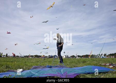 Bristol internationale Drachenfest Stockfoto