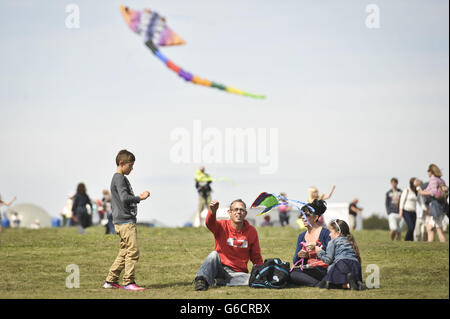 Bristol internationale Drachenfest Stockfoto