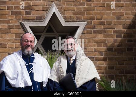 Chief Rabbi Ephraim Mirvis Induktion Stockfoto