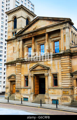 National Piping Centre, Schule der Dudelsack, Cowcaddens, Glasgow, ist auch ein Hotel und Restaurant, Schottland, UK Stockfoto