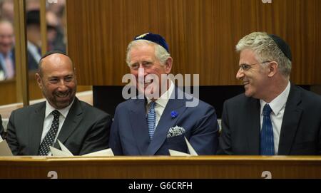 Chief Rabbi Ephraim Mirvis Induktion Stockfoto