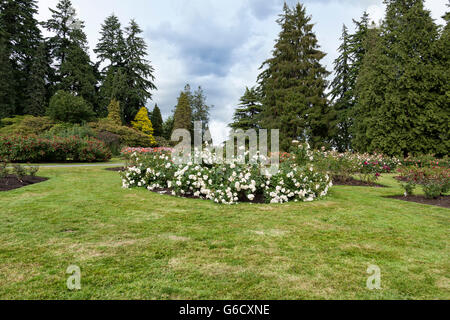 Der Stanley Park Pavillon, Vancouver zeigt die erstaunliche floral Stockfoto