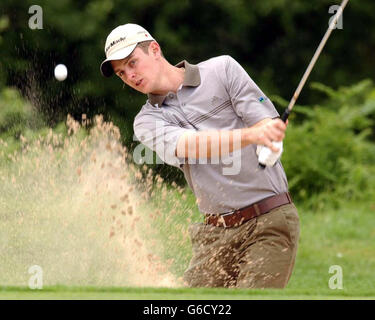 Englands Justin Rose während des British Masters Pro-am, auf dem Golfplatz Forest of Arden, Warwickshire. Stockfoto