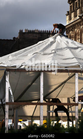 Edinburgh Fringe Festival Stockfoto