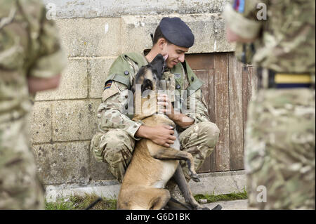 Militärische Ausbildung Stockfoto