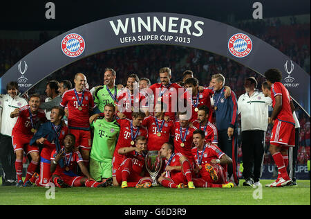 Fußball - UEFA-Superpokal - FC Bayern München V Chelsea - Eden Arena Stockfoto