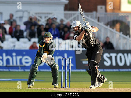 Cricket - Clydesdale Bank Pro40 Semi Final - Nottinghamshire Outlaws V Somerset - Trent Bridge Stockfoto