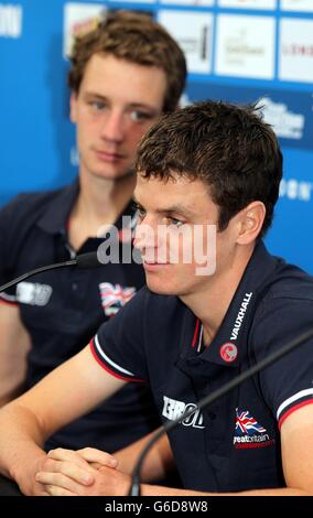 Leichtathletik - Pruhealth World Triathlon Photocall - Hydepark Stockfoto