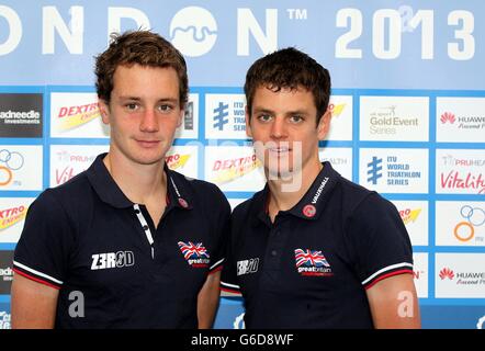 Leichtathletik - Pruhealth World Triathlon Photocall - Hydepark Stockfoto