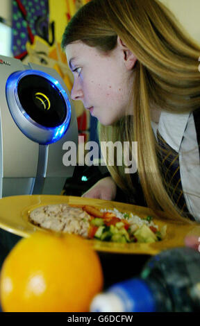 Iris-Scanner - Sunderland - Laura Bailey Stockfoto