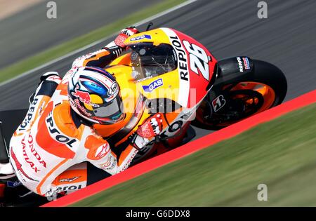 Motor Racing - Moto GP Hertz British Grand Prix - Praxis - Silverstone Stockfoto