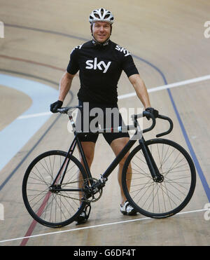 Chris Hoy genießt Ruhestand Stockfoto