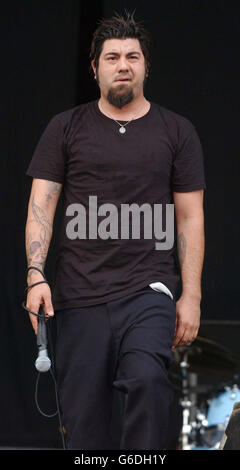 Deftones Download Festival 2003 Stockfoto