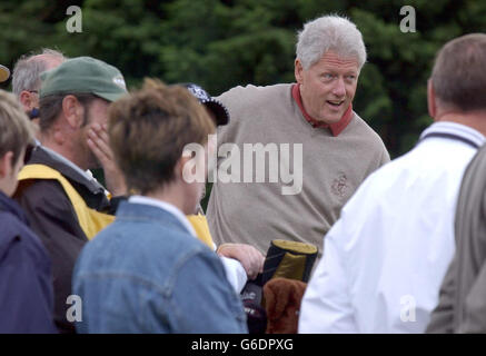 Bill Clinton Northern Ireland golf Stockfoto