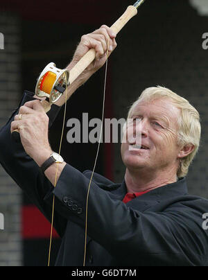 Chris Tarrant - Hardys Angeln Outlet Stockfoto