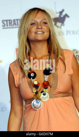 Emma Bunton - Prince's Polo Concert. Emma Bunton bei einer Fotoveranstaltung vor dem Prince's Polo Concert, das im Poloclub von The Bukshire in Windsor stattfand. Stockfoto