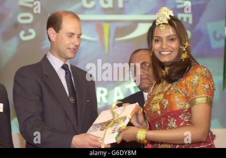 Seine königliche Hoheit Prinz Edward - 2010 Commonwealth Games Stockfoto