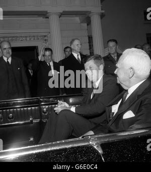 Politik - Präsidenten Besuch in Irland - Dublin Stockfoto