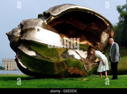 Jenseits der Grenzen-Ausstellung Stockfoto