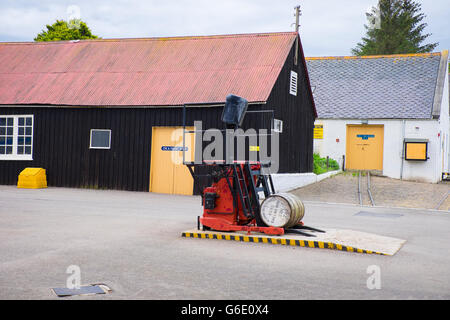 Dallas Dhu Historic Distillery in Schottland Stockfoto