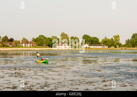 Bosham an einem warmen Sommern Tag - Bosham, West Sussex, England, UK. Stockfoto