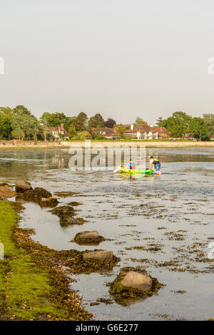 Bosham an einem warmen Sommern Tag - Bosham, West Sussex, England, UK. Stockfoto